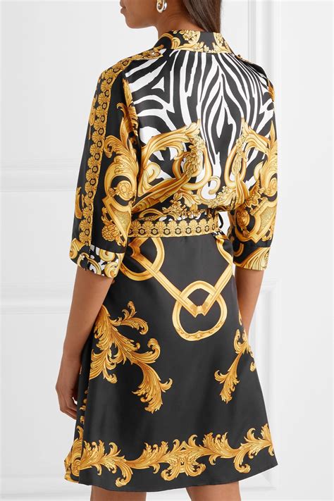 versace printed mini dress|versace cute dresses.